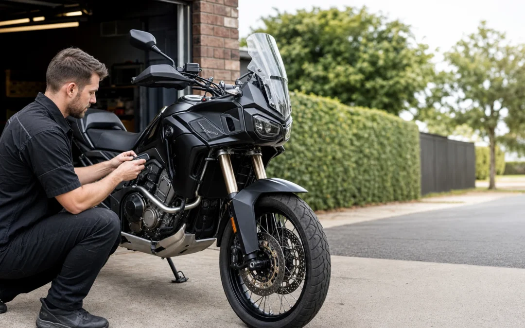 Getting a spare motorcycle key cut in Doncaster