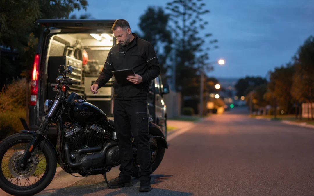 Broken motorcycle key extraction in Doncaster